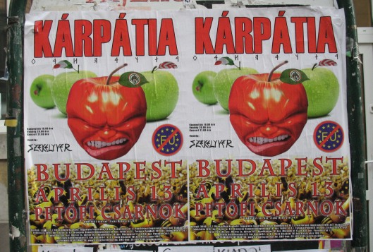 plakat zespołu Kárpátia plakat zespołu Kárpátia