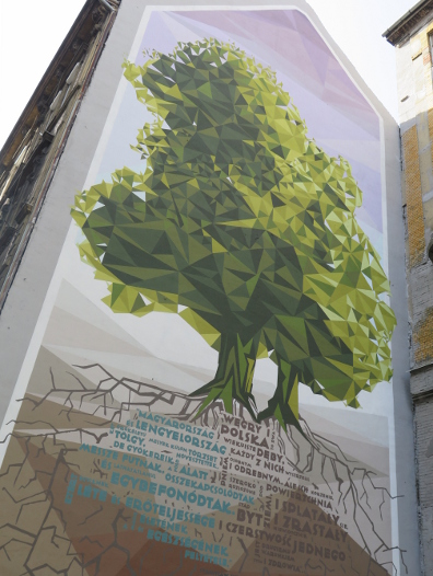 mural przyjaźni polsko-węgierskiej ulica Klauzála, Budapeszt mural przyjaźni polsko-węgierskiej ulica Klauzála, Budapeszt