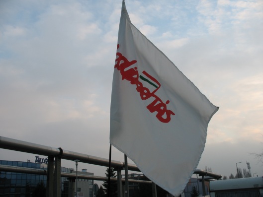 strajk głodowy przed budynkiem telewizji w Budapeszcie, grudzień 2011 strajk głodowy przed budynkiem telewizji w Budapeszcie, grudzień 2011